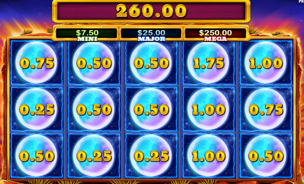 ウルフゴールドのメガジャックポット