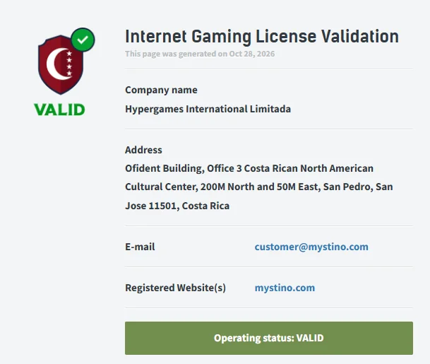 mystino_license